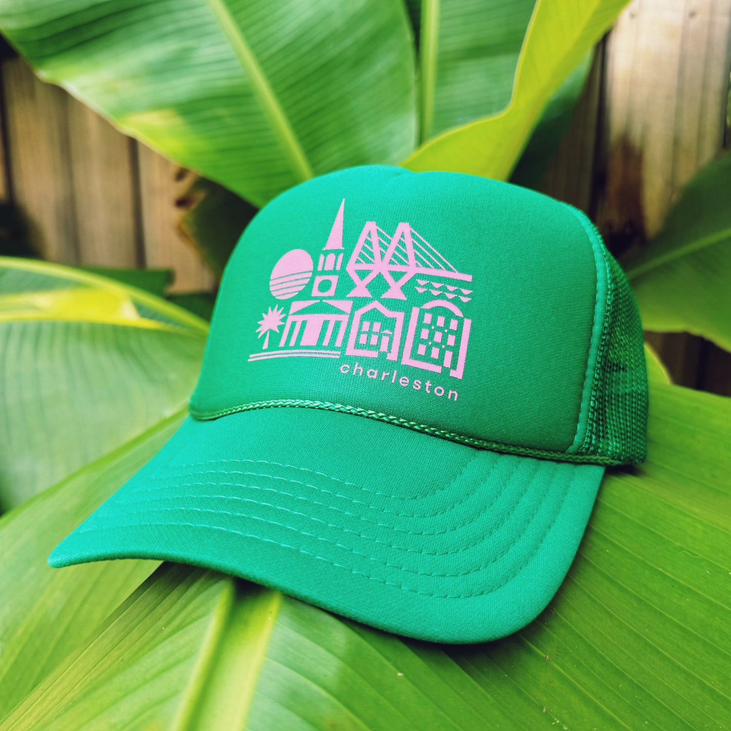 Charleston Downtown Royal Blue Foam Trucker Hat